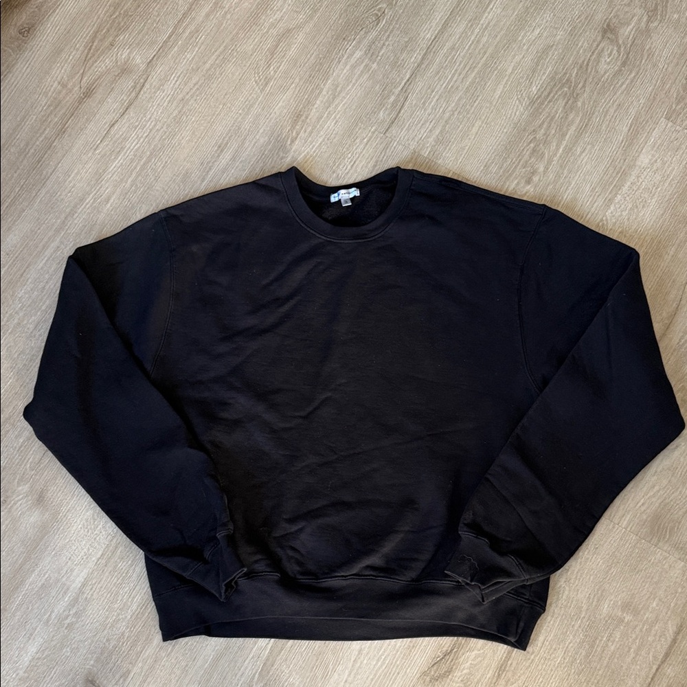 LEO Graphic Crewneck Sweatshirt - unisex Black - Picture 2 of 4